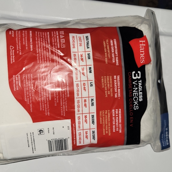 3 Pack Of Tagless V - Necks - Picture 2 of 2